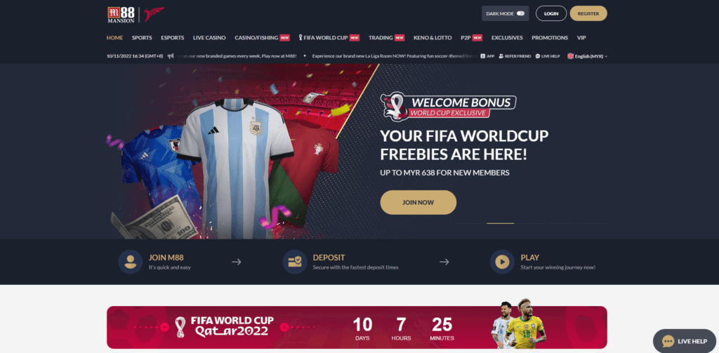 Mansion88 Online Gambling Site