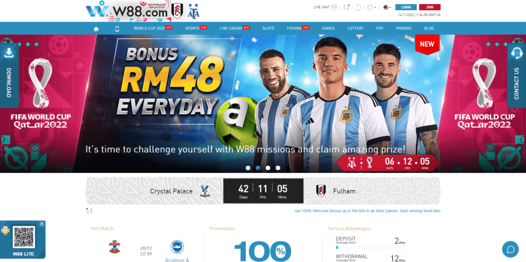 W88 Online Casino Website