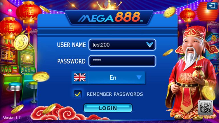 Mega888 casino game screenshot