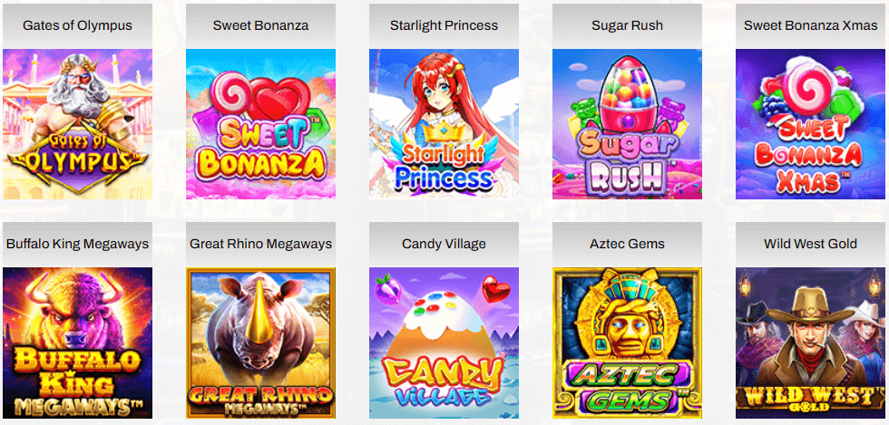 Pragmatic Play game list