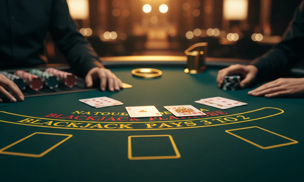 Learn which blackjack rules help or hurt your odds. Compare 3:2 vs 6:5 payouts, H17 vs S17 dealer rules, and find tables with the lowest house edge.