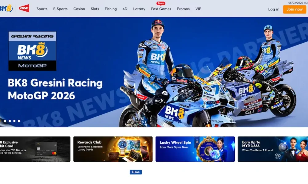 BK8 Online Casino Homepage