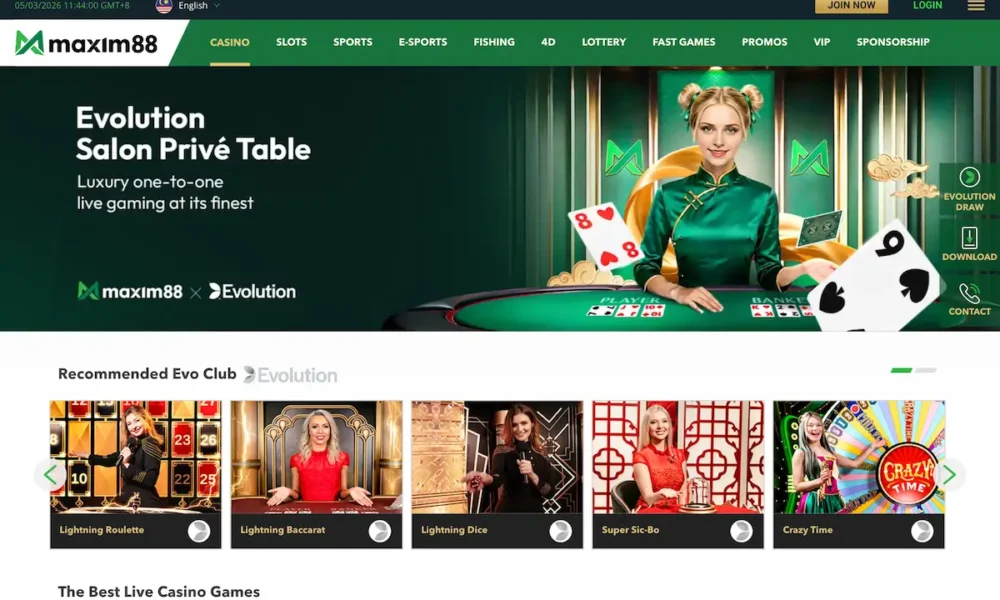 Maxim88 Online Casino
