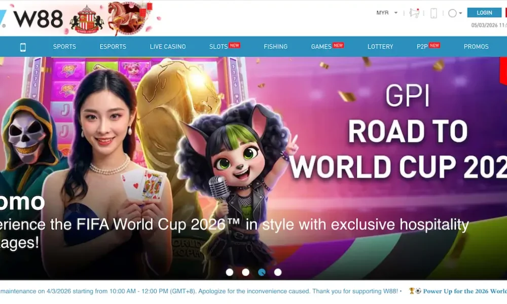 W88 Online Casino Homepage