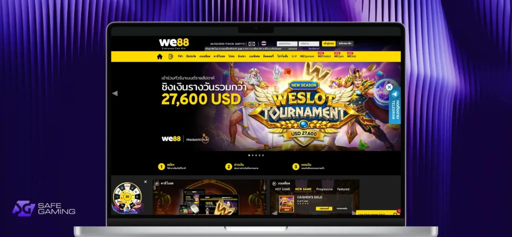 WE88 TH online casino homepage