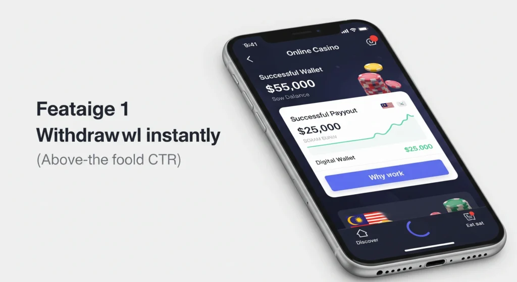 Fast online casino withdrawal confirmation showing fast payouts for Malaysian players