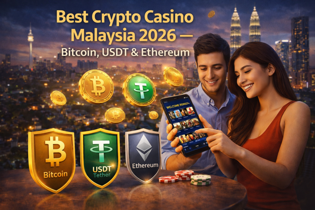 Best Crypto Casino Malaysia 2026 — Bitcoin, USDT & Ethereum