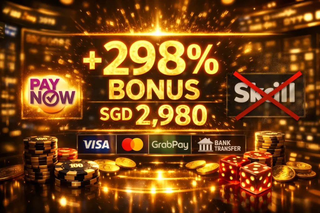 Casino bonus offer with payment options