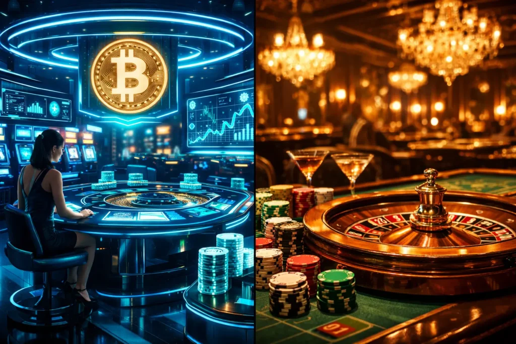 Crypto versus classic casinos