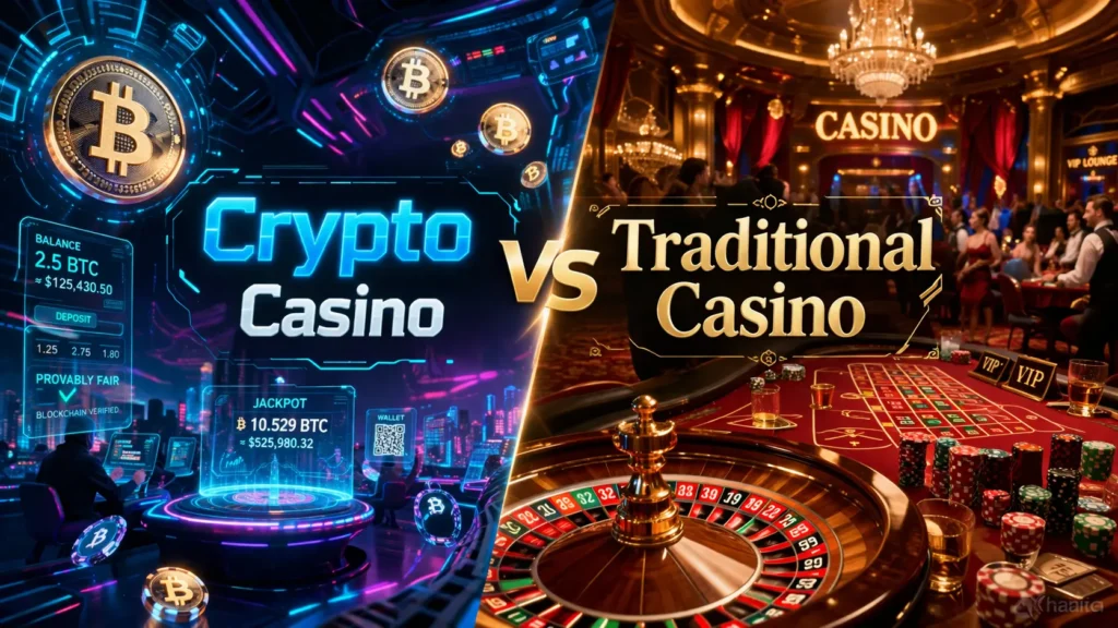 Crypto vs traditional casino showdown 1 1