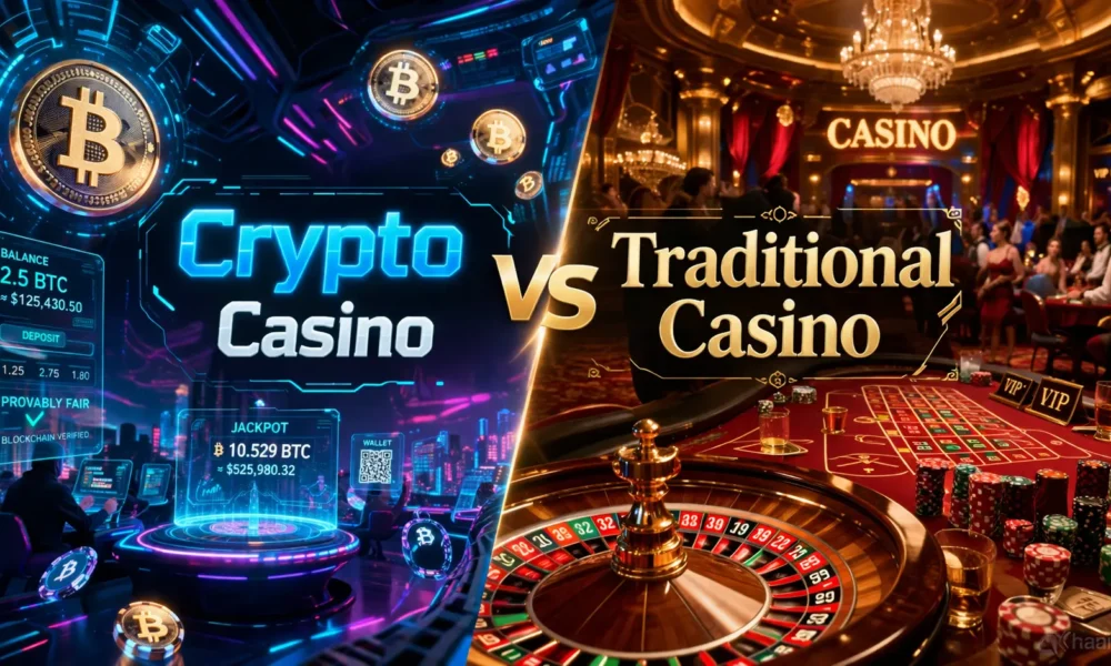 Crypto vs traditional casino showdown 1