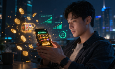 Digital gaming in a neon city