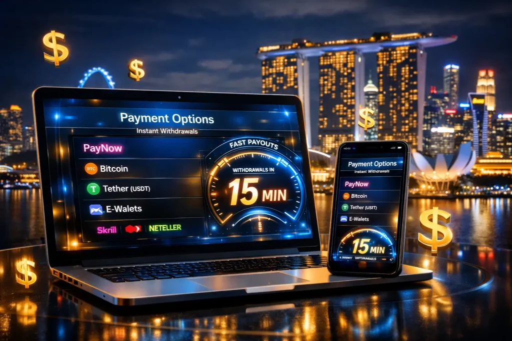 Fast payouts by Marina Bay Sands
