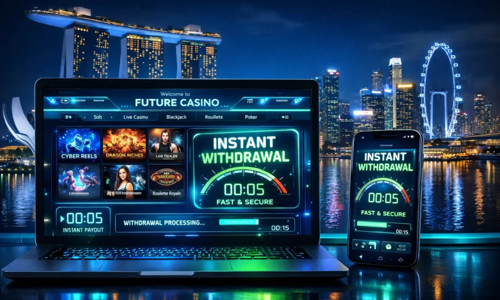 fastest withdrawal casino Singapore with instant payout speeds