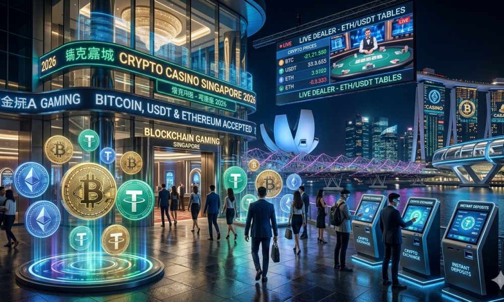 Crypto Casino Singapore 2026 — Bitcoin, USDT & Ethereum