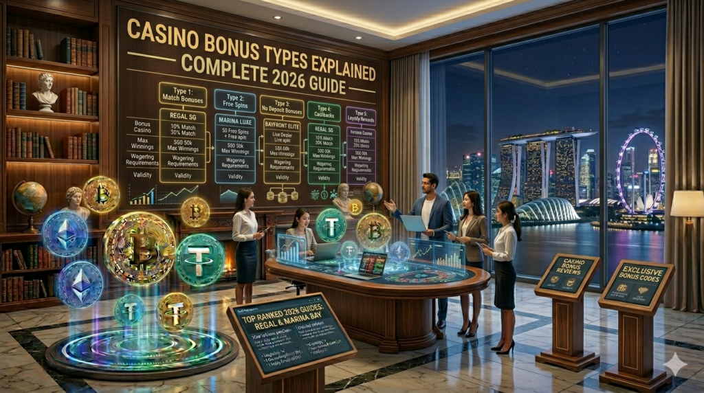 Casino Bonus Types Explained — Complete 2026 Guide