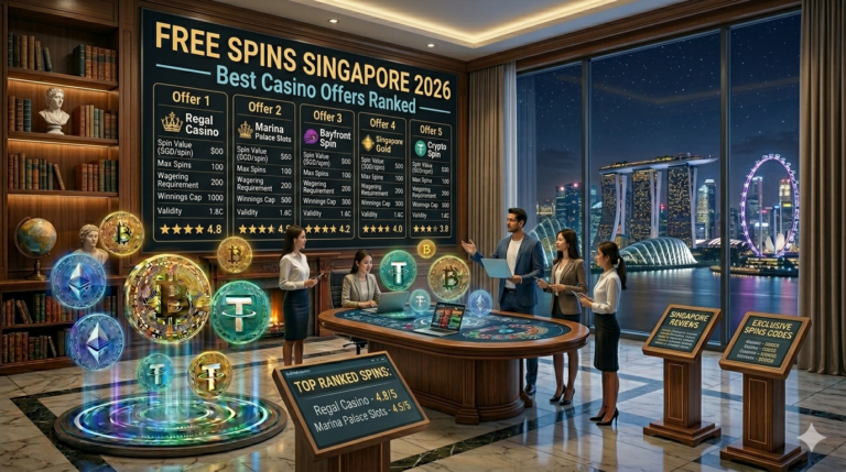 Free Spins Singapore 2026 — Best Casino Offers Ranked