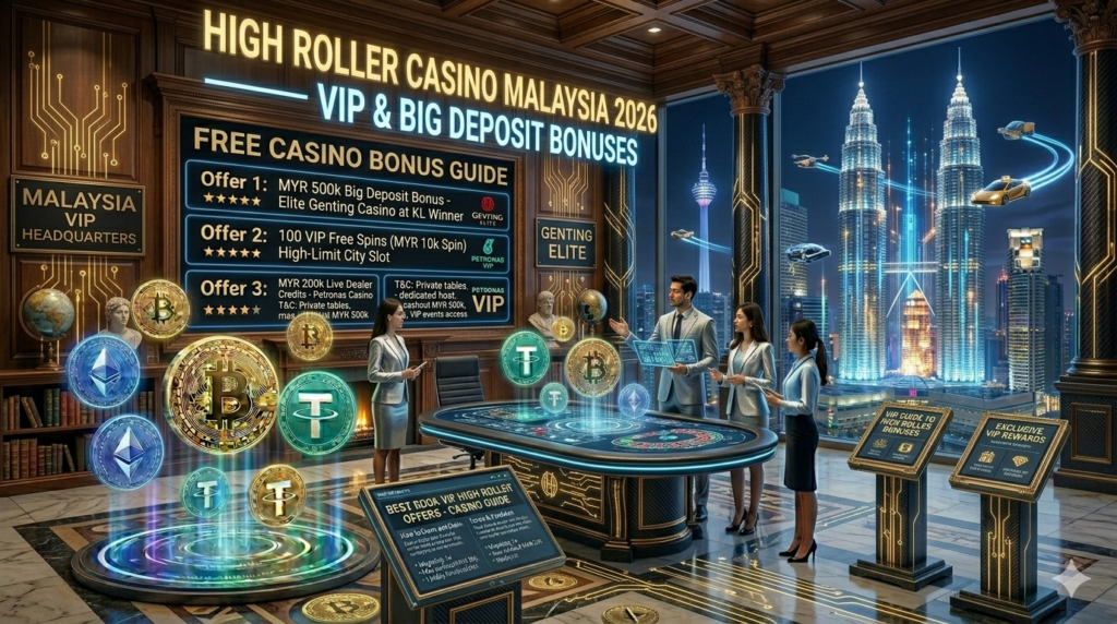 High Roller Casino Malaysia 2026 — VIP & Big Deposit Bonuses