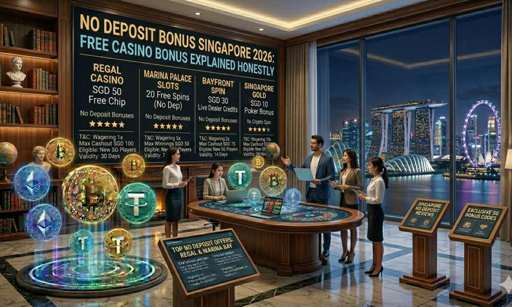 No Deposit Bonus Singapore 2026: Free Casino Bonus Explained Honestly