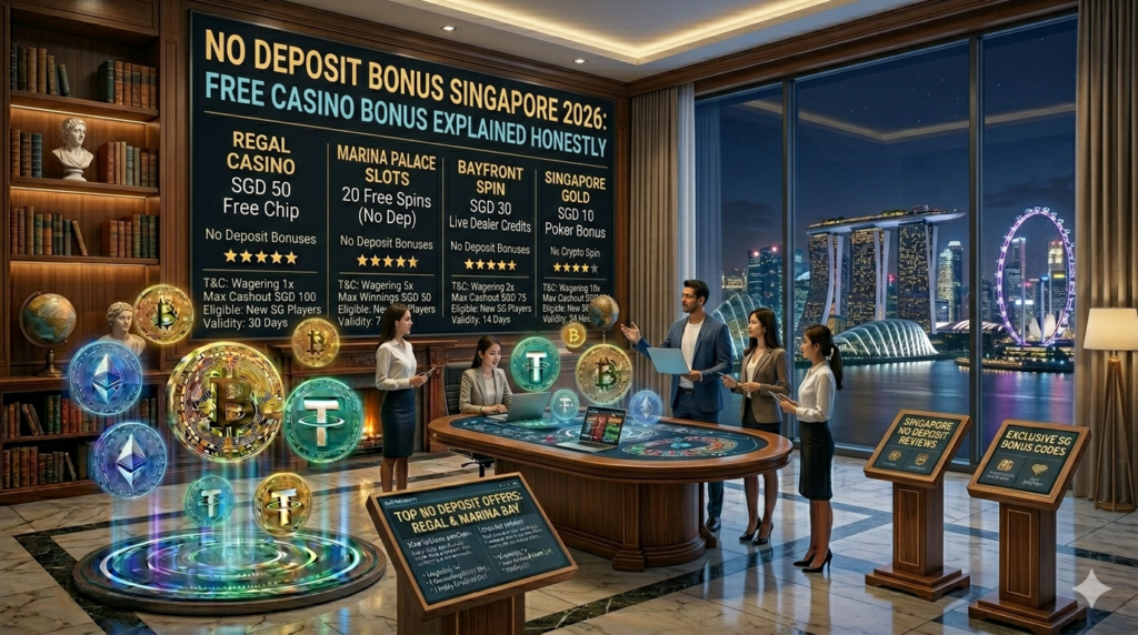 No Deposit Bonus Singapore 2026: Free Casino Bonus Explained Honestly