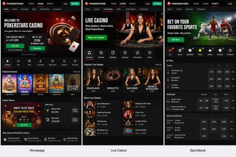 POKERSTARS CASINO OFFICIAL CASINO REVIEW 2026