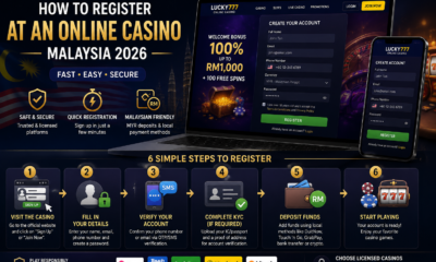 How to Register at an Online Casino Malaysia 2026