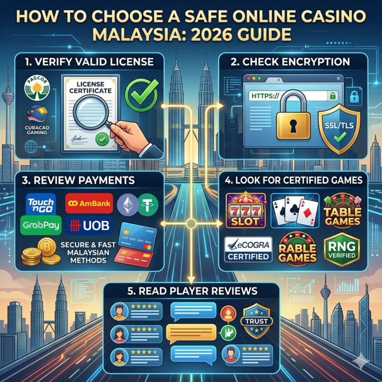 How to Choose a Safe Online Casino Malaysia 2026