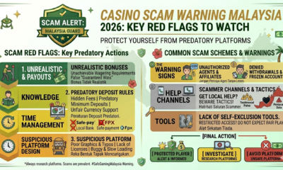 Casino Scam Warning Malaysia — Red Flags to Watch 2026