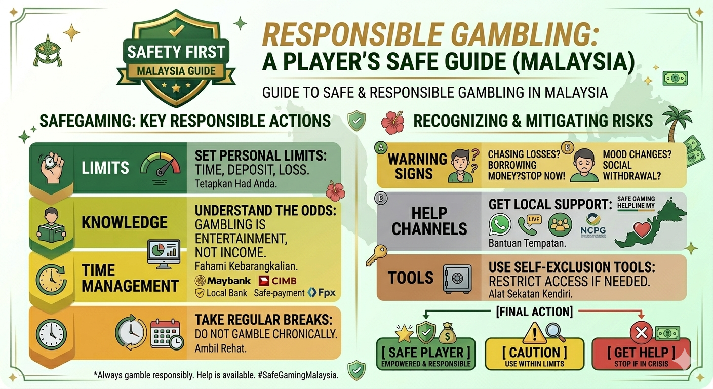 Casino 2026, Casino Bonus, Casino Review, Licensed Casino, online casino Malaysia, Safe Casino, SafeGaming, SafeGaming Review, Trusted Casino, Welcome Bonus, Responsible Gambling, Safe Gambling Malaysia, Gambling Addiction Help, Bankroll Management, Self Exclusion, Gambling Safety Tips, Online Casino Safety, Malaysia Gambling Guide, Secure Gambling, Player Protection