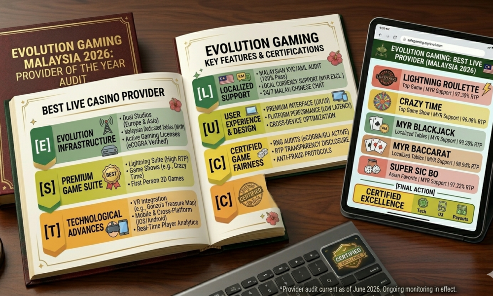 Evolution Gaming Malaysia 2026 — Best Live Casino Provider