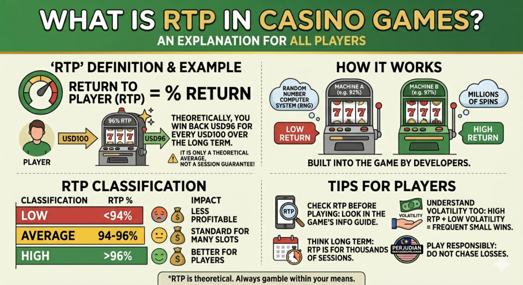 What is RTP in Casino Games? — Explained for Malaysian Players