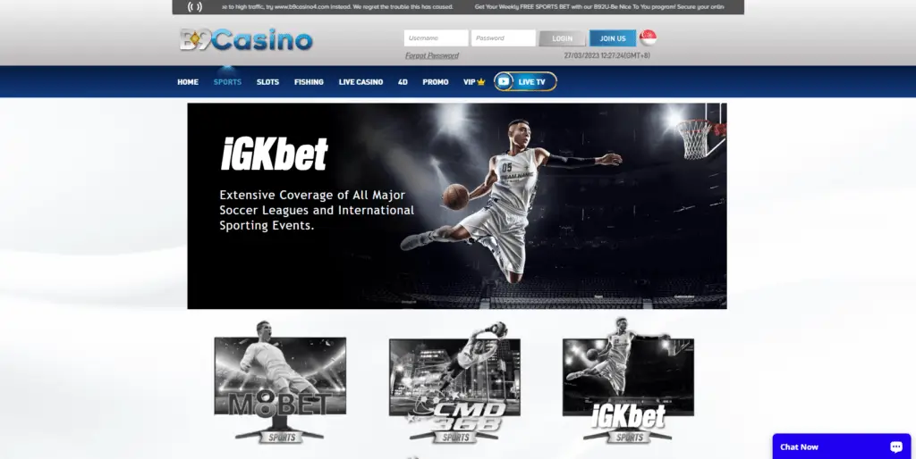 B9Casino-Sports Betting Singapore