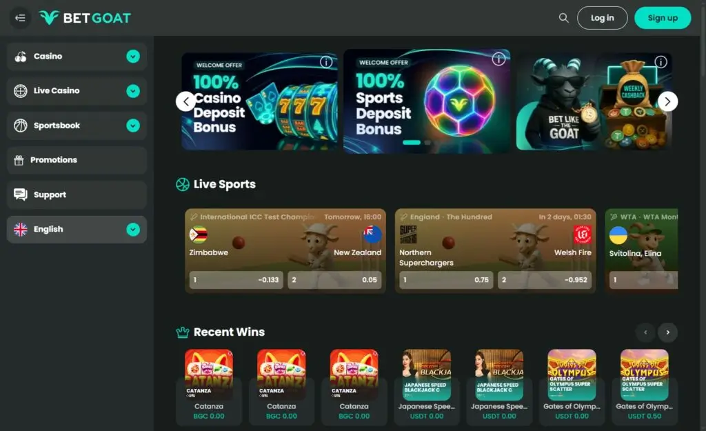 BetGOAT-Bitcoin Gambling & Crypto Casino