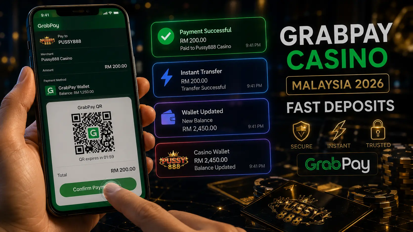 GrabPay Casino Malaysia 2026 — GrabPay Deposits