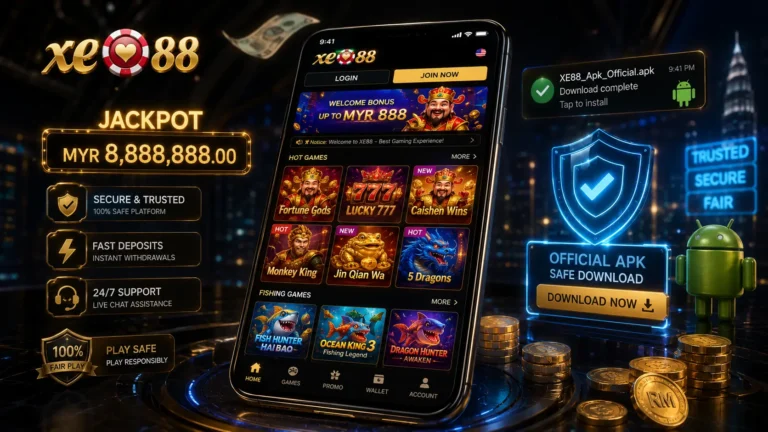 XE88 Slots Malaysia 2026 — APK Download & Best Games — image 1