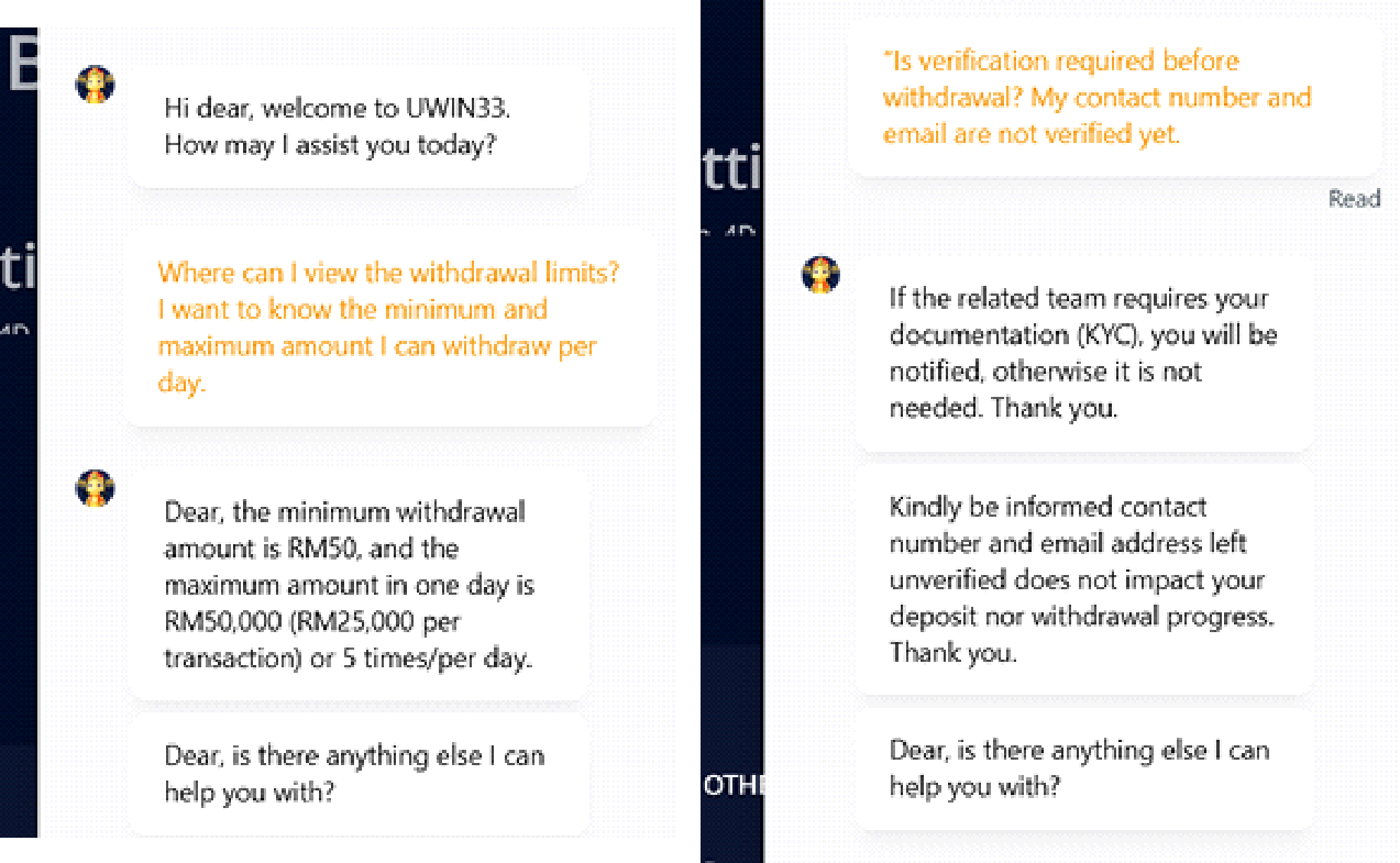 24/7 Live Chat Response
