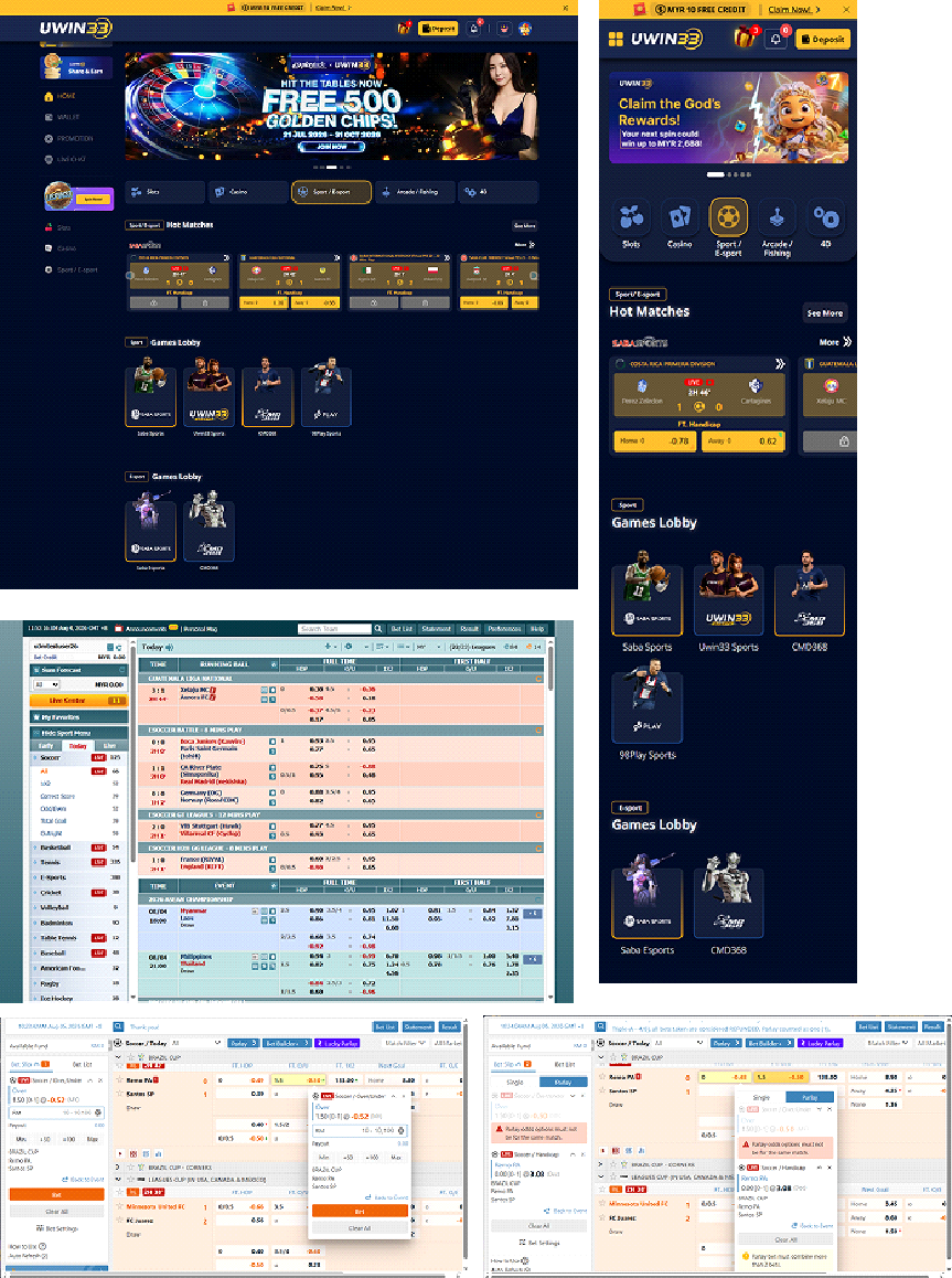 UWIN33 Sportsbook Session